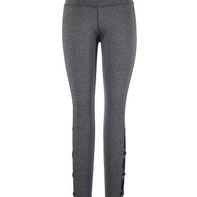 Hot Kiss Women Gray Leggings L